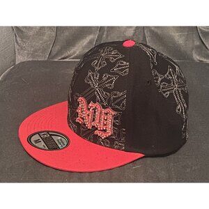 New York Baseball Hat Full Back Black Red Medium Size KBETHOS Premium He…